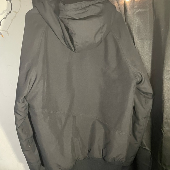 Black YKK Winter Hoodie - Picture 2 of 9